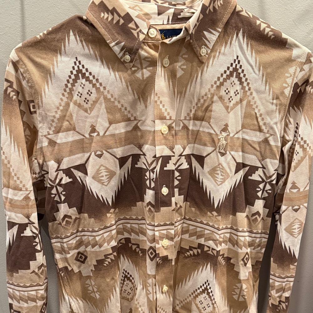 Women’s Tribal/Brown Patterned Shirt